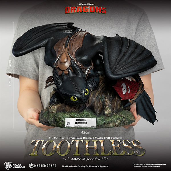 Beast Kingdom How To Train Your Dragon 3 MC-067 Toothless Master Craft Statue